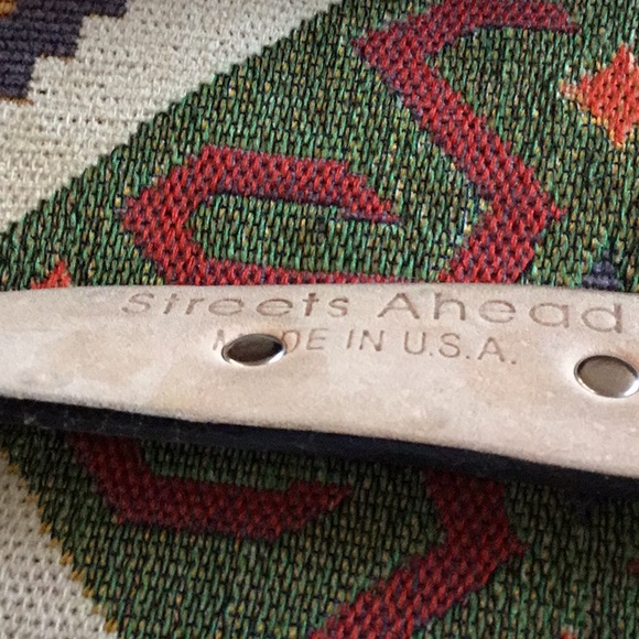 NWOT Streets Ahead Black Leather Belt - Picture 4 of 6